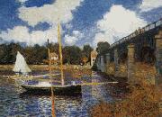 Claude Monet Bridge at Argenteuil Sweden oil painting reproduction